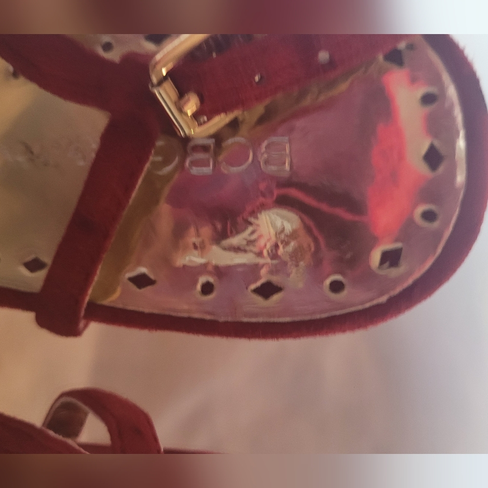 BCBGeneration Red Multi-Gem Heels - image 8